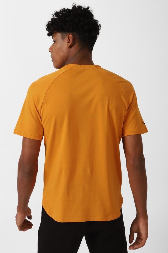 solid cotton round neck mens t-shirt