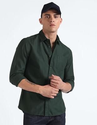 solid cotton shirt