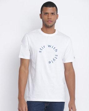 solid crew-neck t-shirt