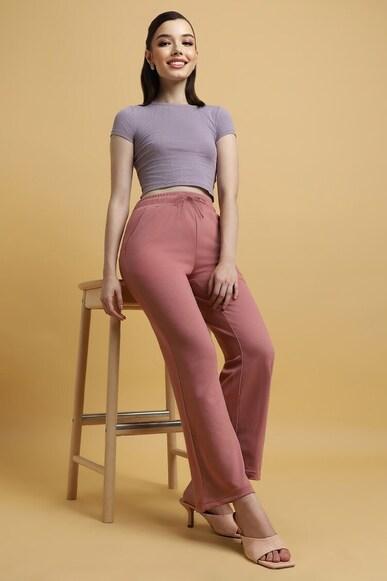 solid dark ankle length pants