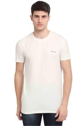 solid fit men's t-shirt - white