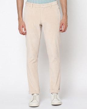 solid flat front pant