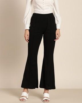 solid flat front pant