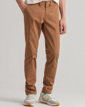 solid full-length pant