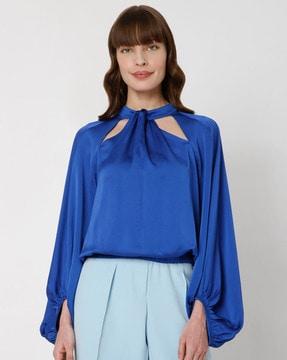 solid full-length sleeve top