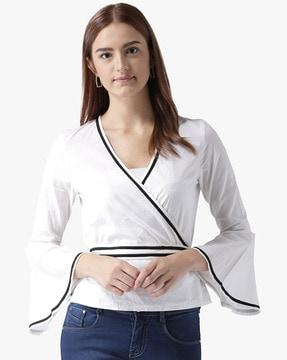 solid full-length sleeve top