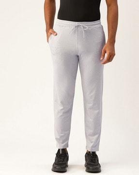 solid full-length track pant