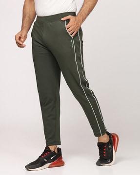 solid full length track pant