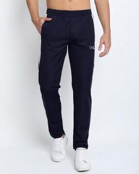 solid full length track pant