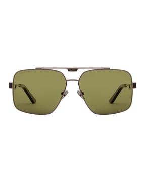 solid full-rim frame sunglass