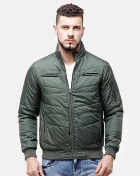 solid full sleeves jacket