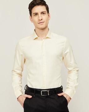 solid full-sleeves shirt