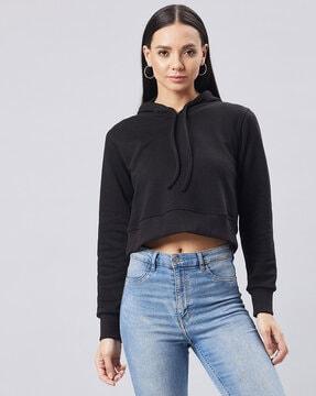 solid full sleeves sweatshirt