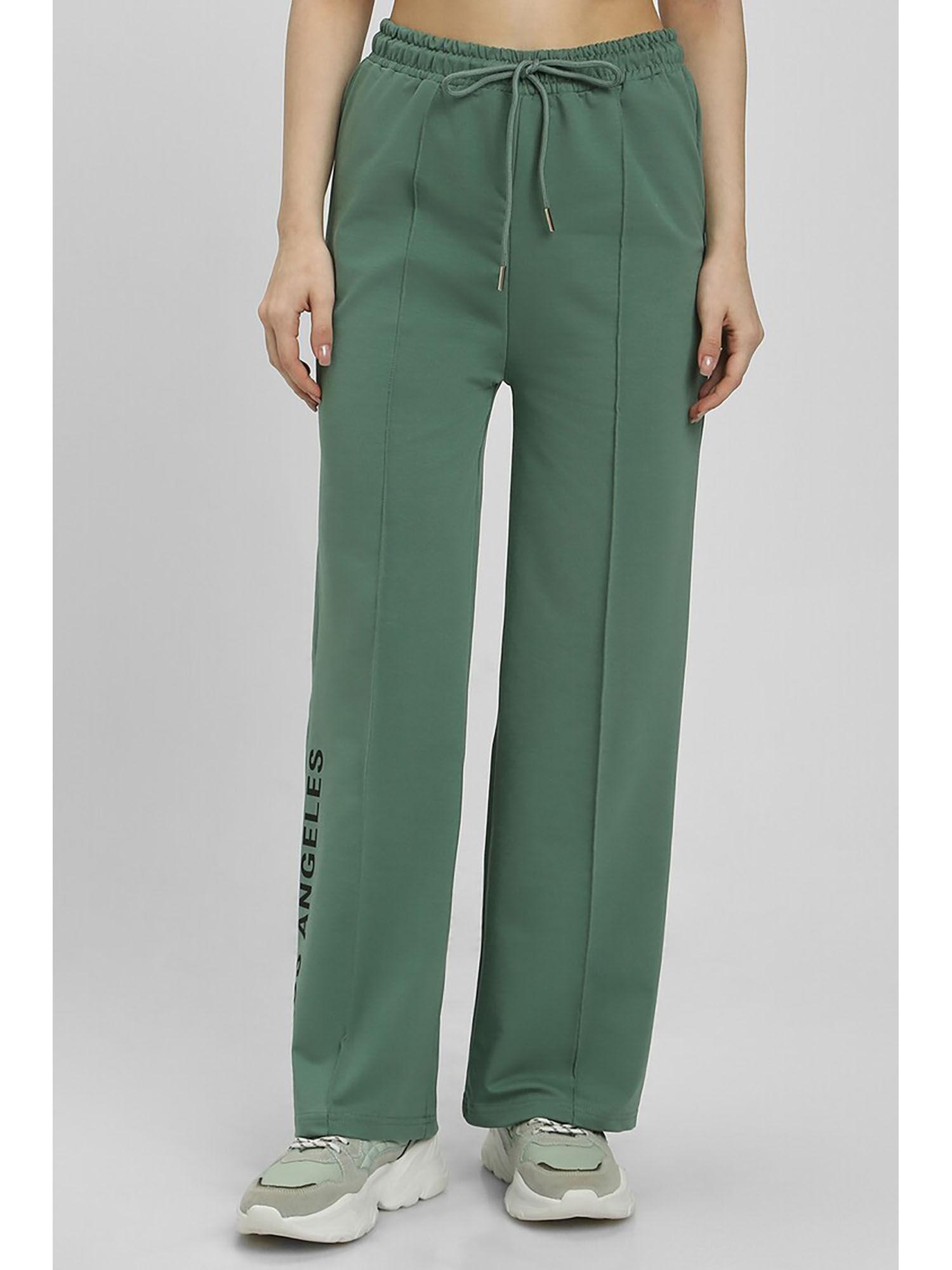 solid green pant