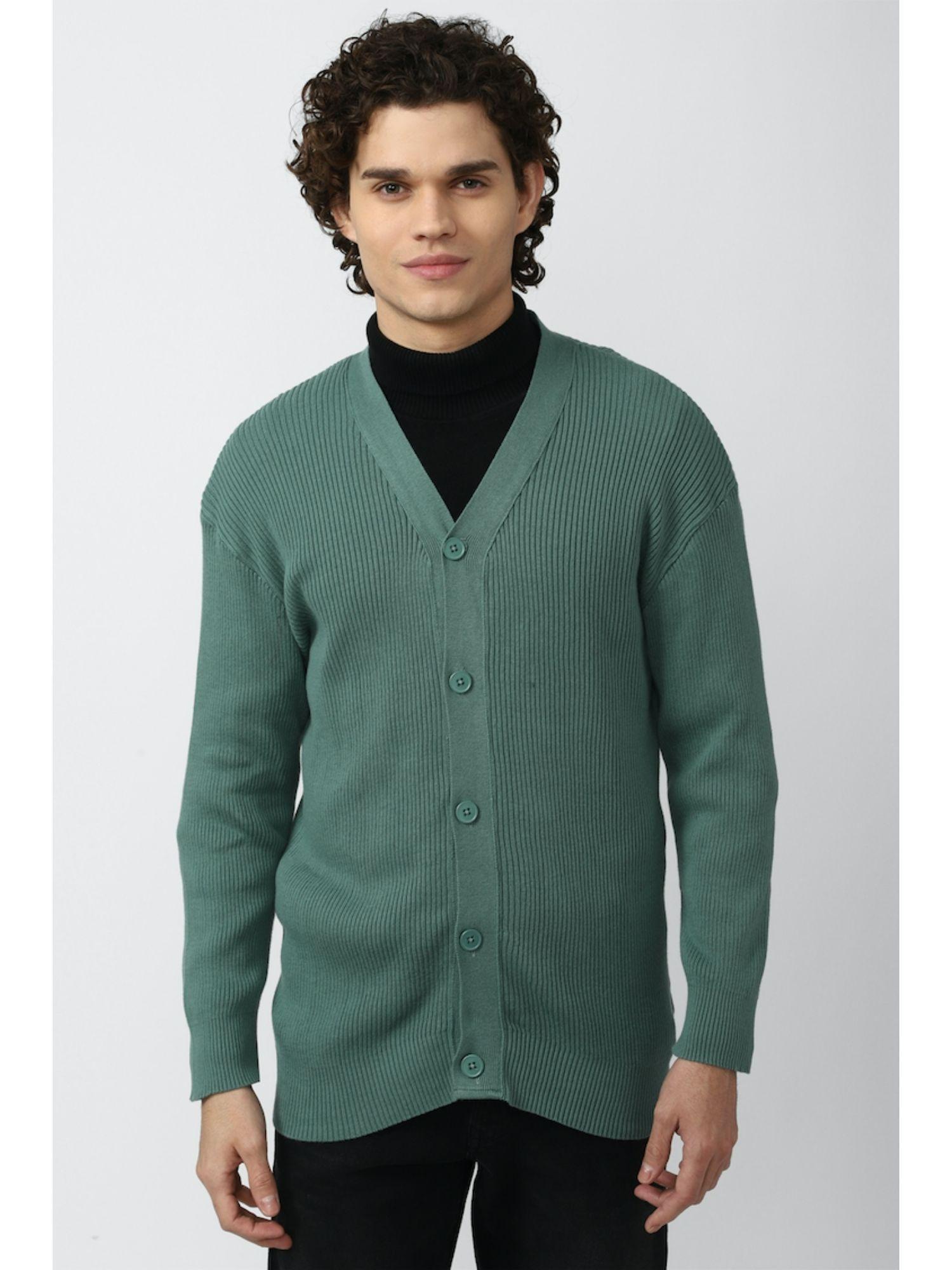 solid green sweater tops