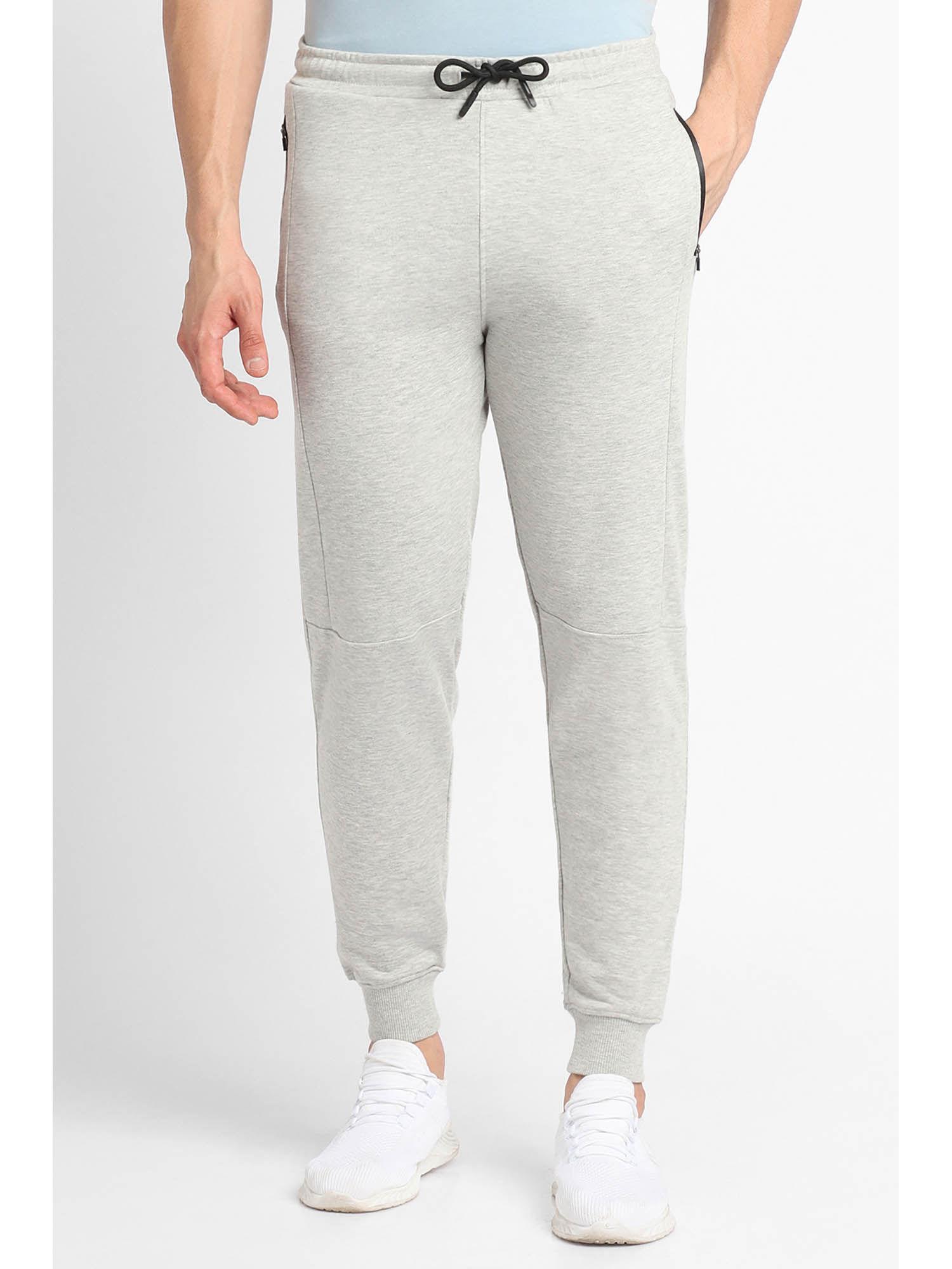 solid grey jogger pants