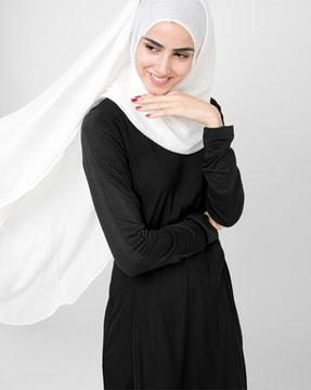 solid hijab scarf