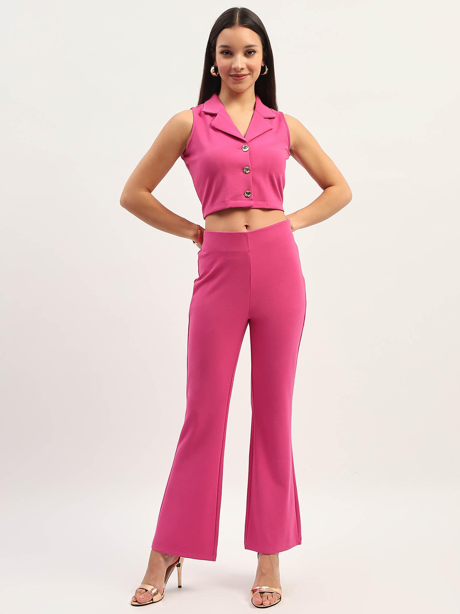 solid hot pink co-ord (set of 2)