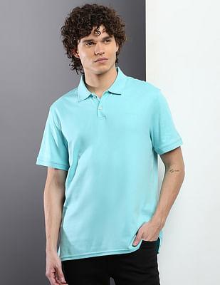 solid interlock polo shirt