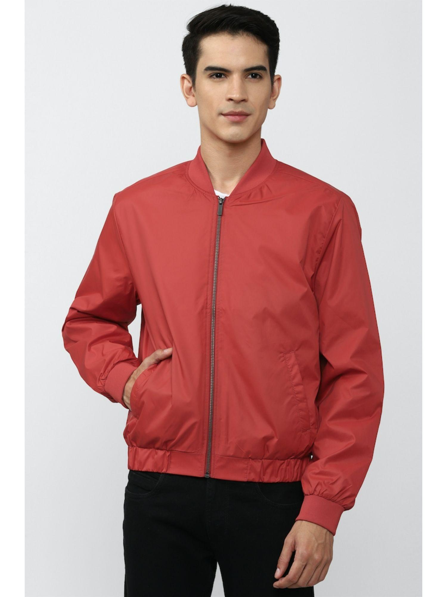 solid jacket - red