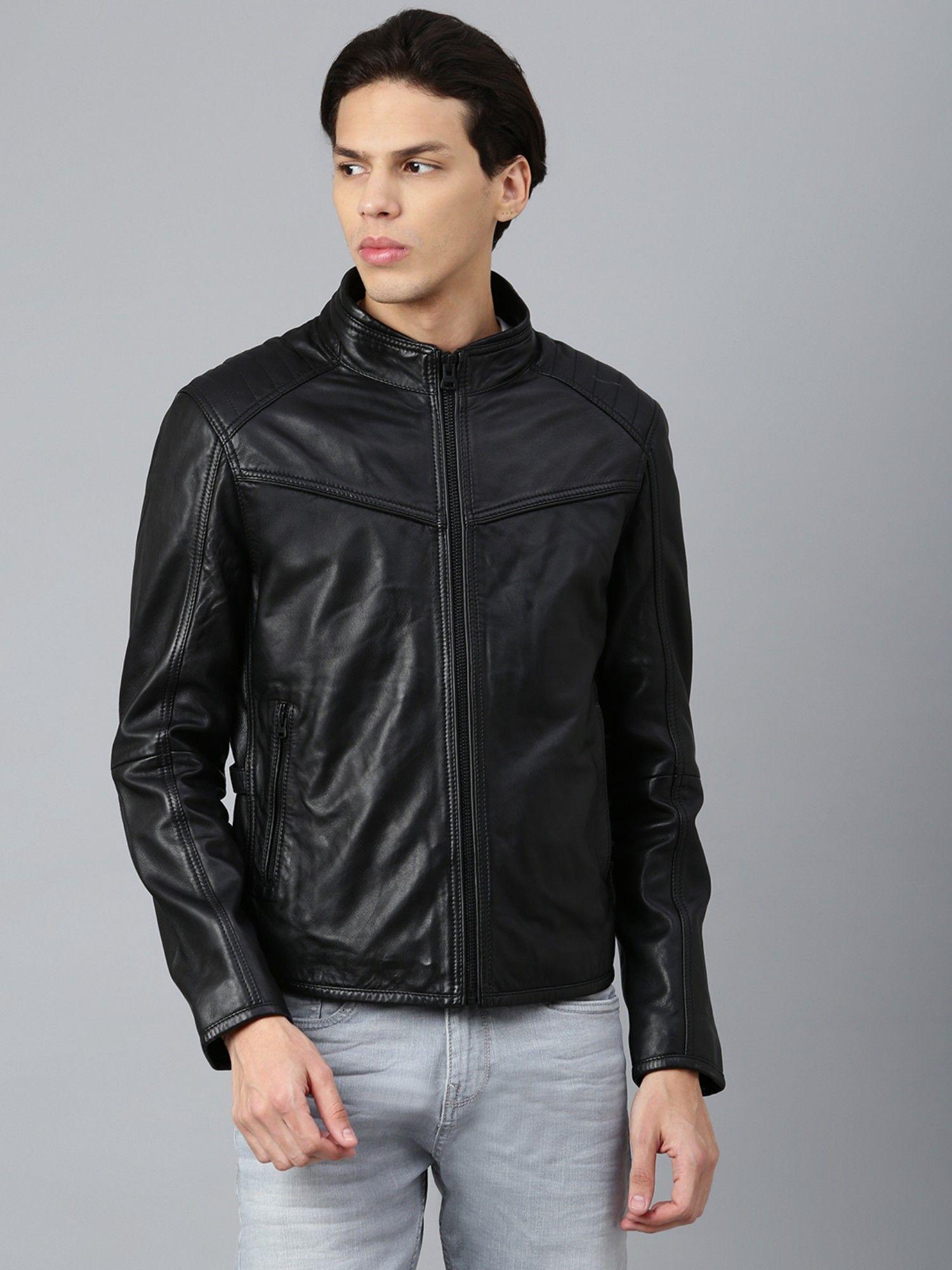 solid jacket black