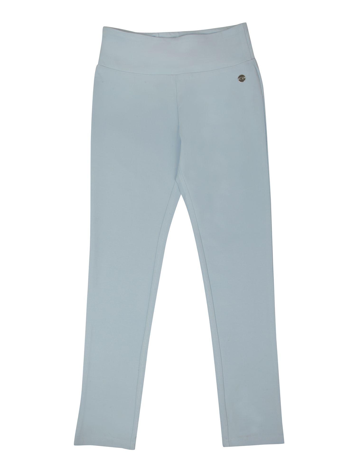 solid jeggings - light blue