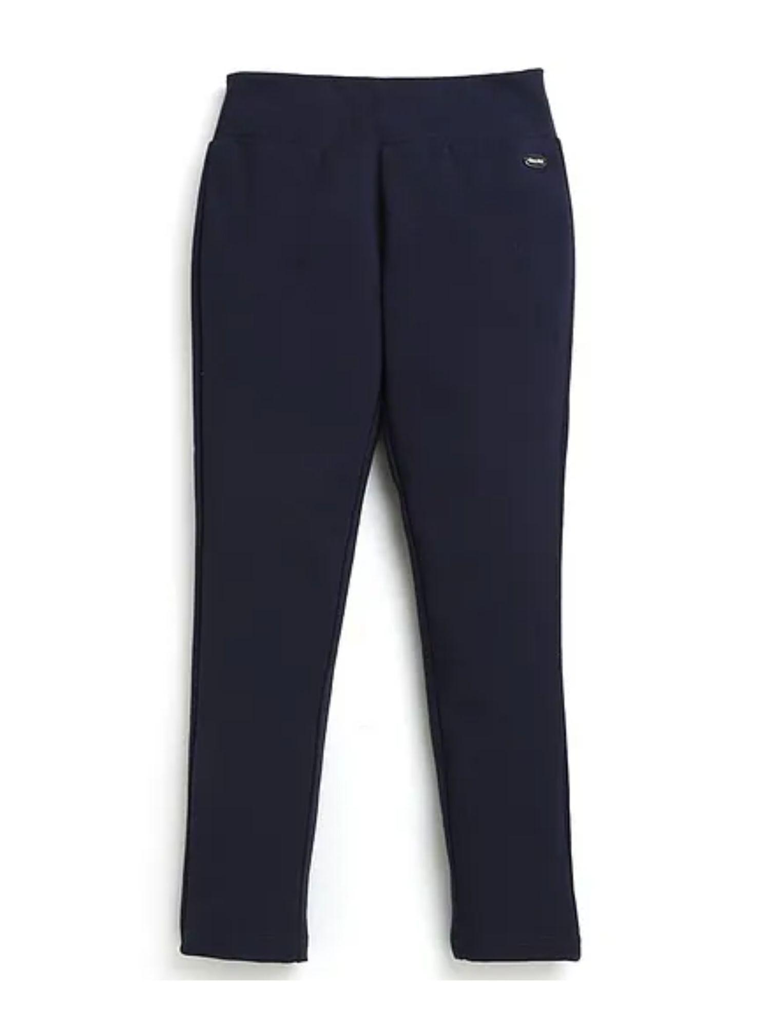 solid jeggings - navy blue