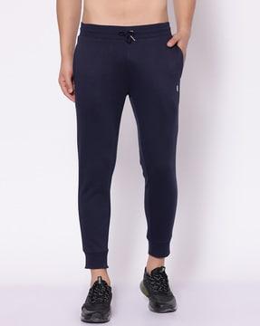 solid joggers with slip pockets