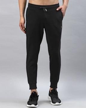 solid joggers with slip pockets