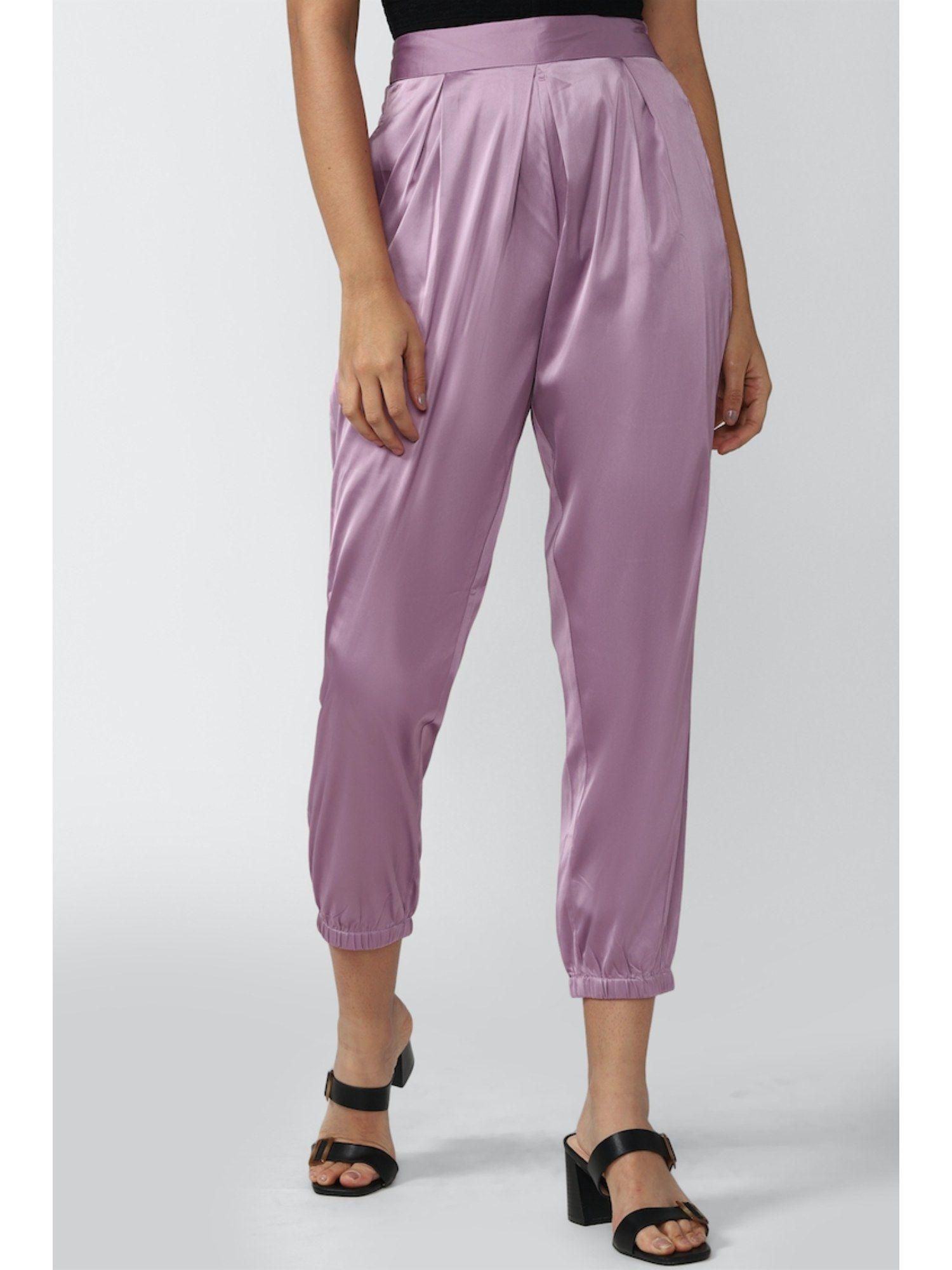 solid lavender pants (xs)