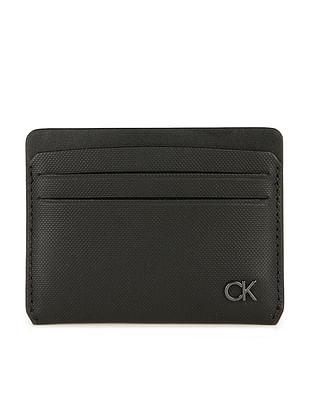 solid leather card holder