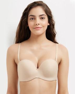 solid lightly padded bra