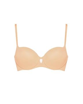 solid lightly-padded bra