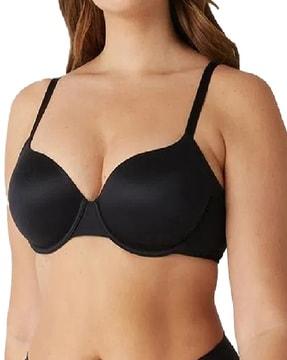 solid lightly-padded bra