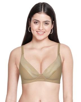 solid lightly padded t-shirt bra