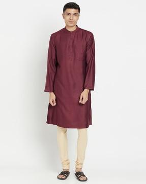 solid long kurta