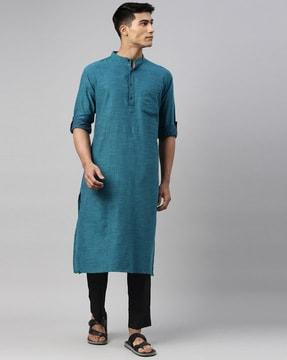 solid long kurta