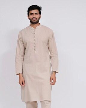 solid long kurta