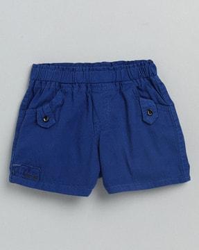 solid low rise shorts