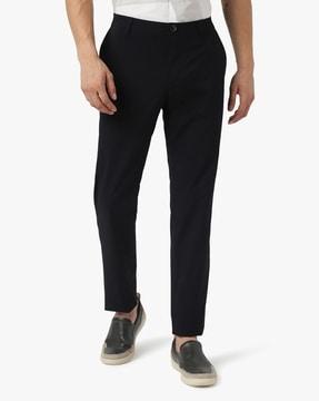 solid mid-rise ultra stretch chinos