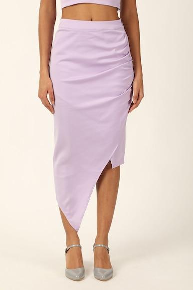 solid midi skirts