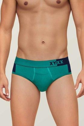 solid modal men's briefs - green