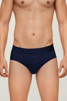 solid modal men's briefs - navy