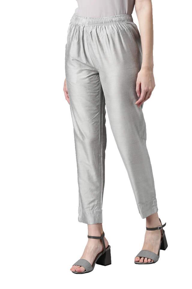 solid modal tapered fit womens pants