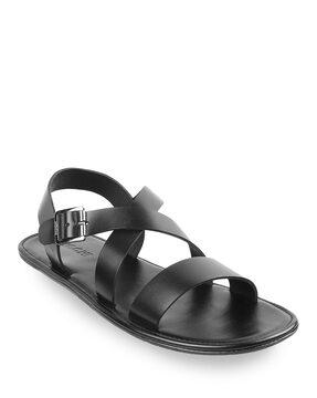 solid multi strap sandals