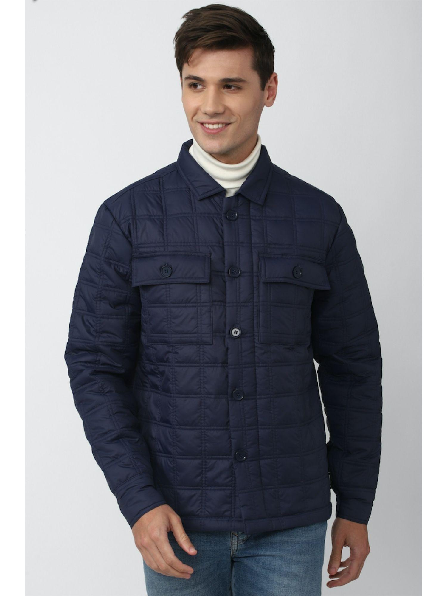solid navy jackets