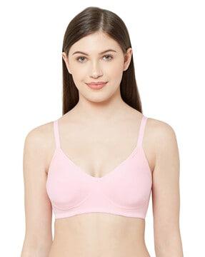 solid non-wired t-shirt bra