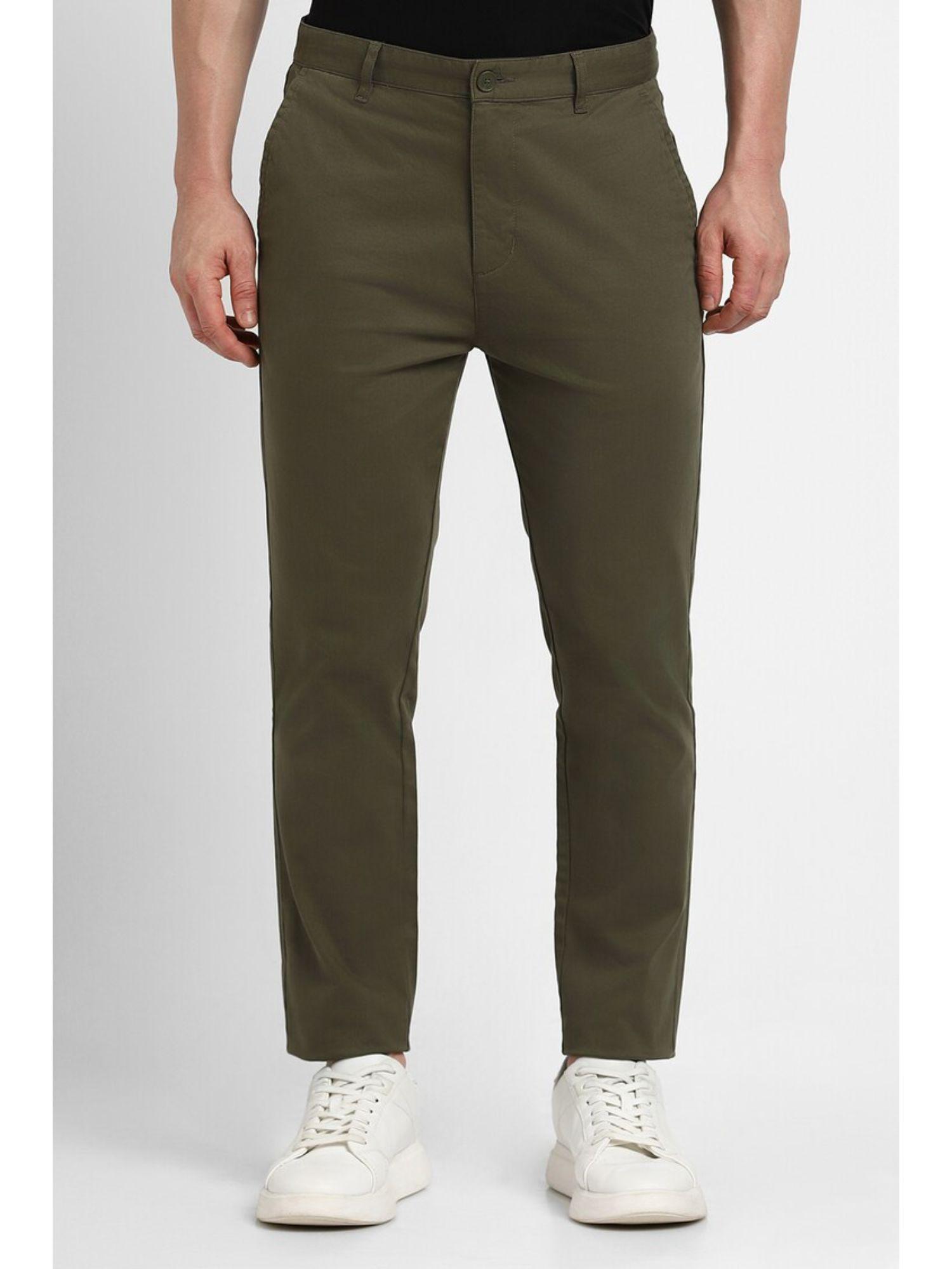 solid olive pants