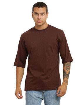 solid oversized fit t-shirt