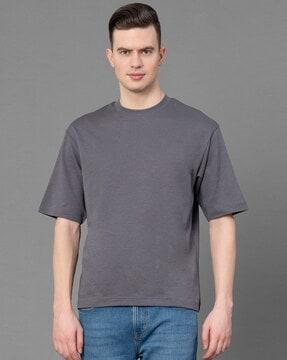 solid oversized fit t-shirt